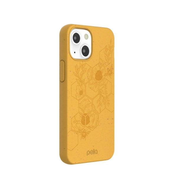 Pela Hive Edition Mobilskal iPhone 13 Mini - Classic Honey