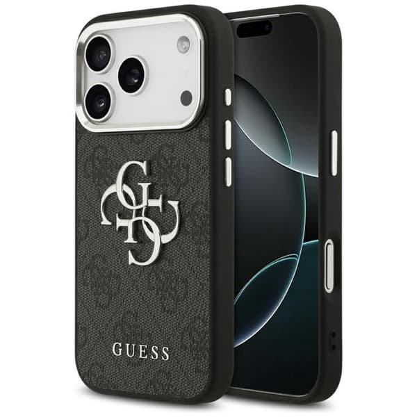 Guess telefonetui til iPhone 17 4G Big 4G Classic Logo - Sort Svart