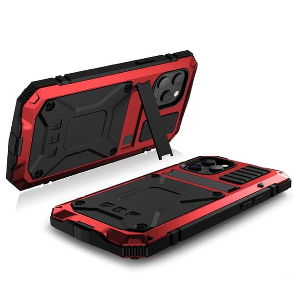 R-JUST Mobilskal till iPhone 12 Pro Max Shockproof Röd Dustproof Waterproof