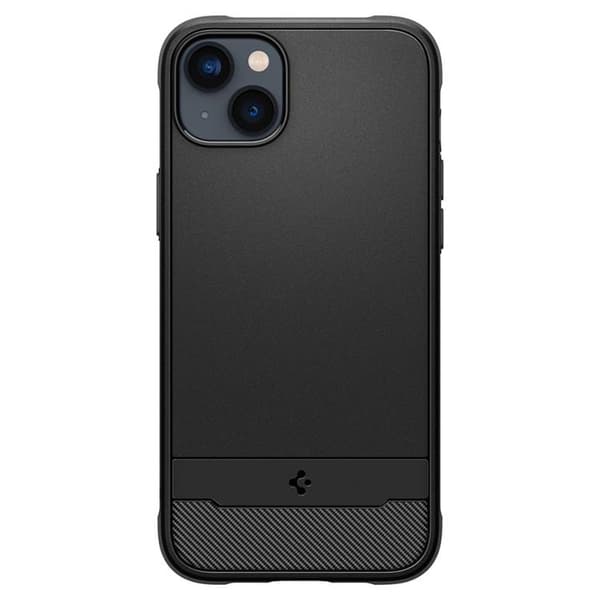 Spigen iPhone 14 Cover Magsafe Mag Rugged Armor - Mat Sort Svart
