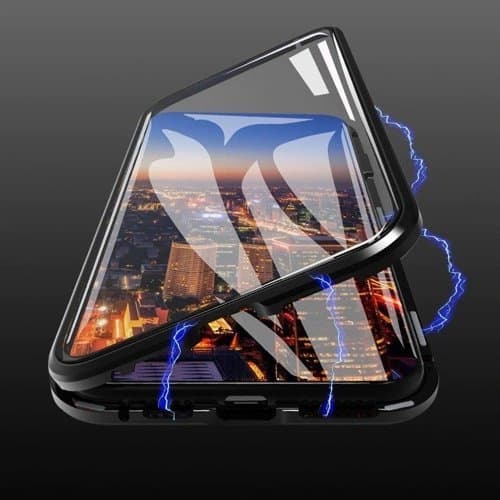 Wozinsky Full Magnetic Skal Galaxy A72 - Sort / Transparent Black