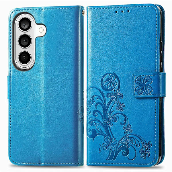 Plånboksfodral för Samsung Galaxy S26 Plus Konstläder - Blå