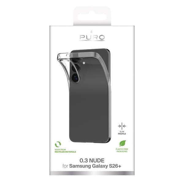Puro Mobilskal för Galaxy S26 Plus 0.3 NUDE - Transparent