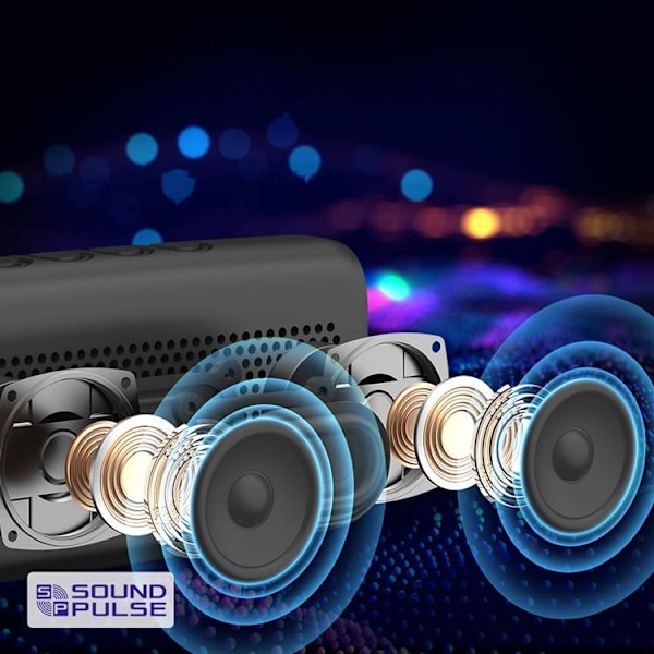 Tronsmart Trip Trådlös Bluetooth 5.3 Högtalare Vattentät IPX7 10W - Svart