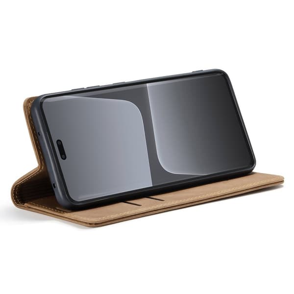 CASEME 013 Plånboksfodral för Xiaomi 13 Lite - Konstläder - Brun