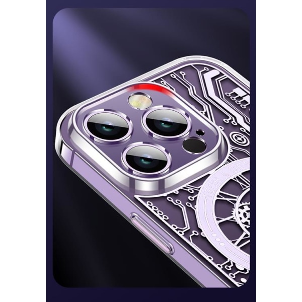 iPhone 13 Pro Mobilskal Magsafe Mechanical - Silver