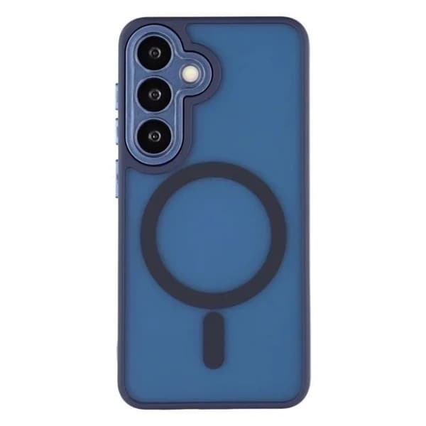 WANLONFENG Mobilskal för Samsung Galaxy S26 PC + TPU Stötsäker Magnetisk - Safir