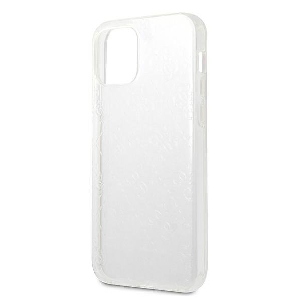 Guess iPhone 12 Pro Max Skal 3D Pattern Collection - Transparent