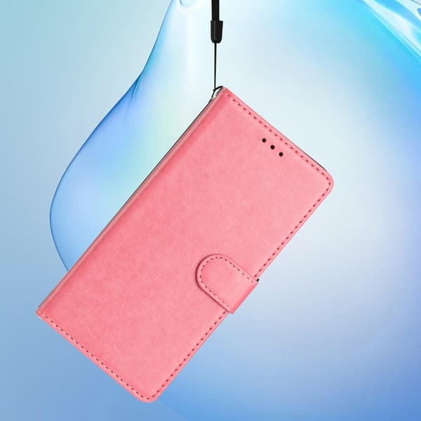 Samsung Galaxy S26 Plus Plånboksfodral Konstläder Ställfunktion - Roséguld