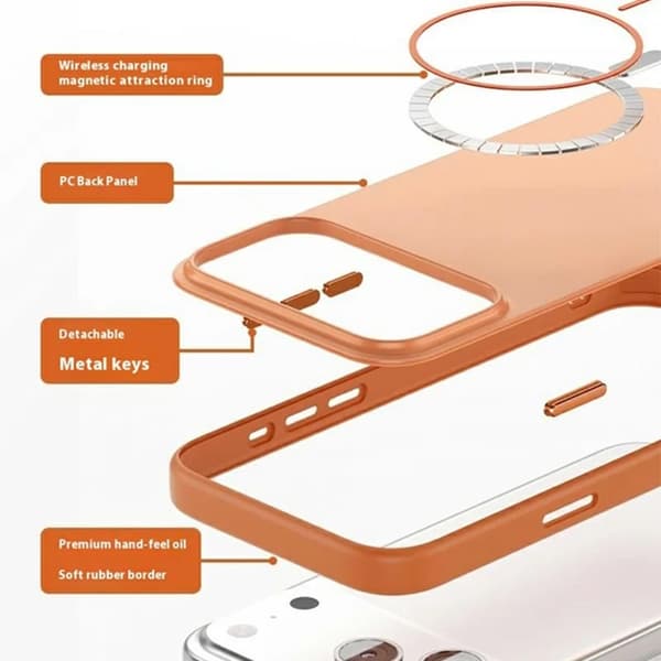 Mobilskal till iPhone 17 Pro Magsafe Shockproof - Rosa Rosa