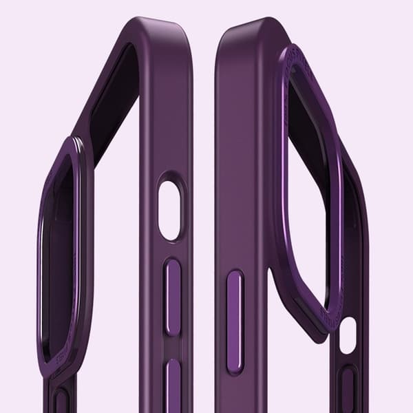 X-LEVEL Mobilskal till iPhone 14 MagSafe Kickstand TPU+PC Transparent Vit