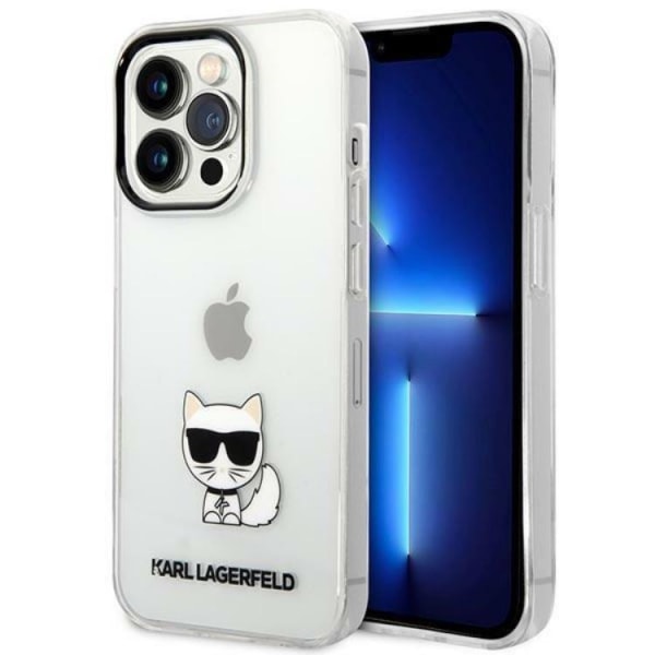 Karl Lagerfeld iPhone 14 Pro Max Cover Transparent Choupette Body