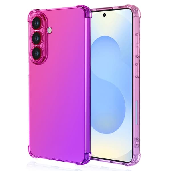 Mobilskal för Samsung Galaxy S26 Plus Gradient TPU Stöttålig - Rosa