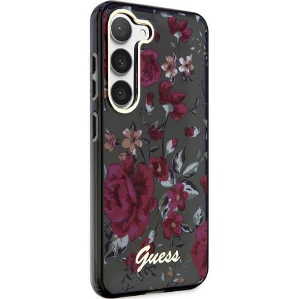 Guess Galaxy S23 Mobile Case Flower Collection - vihreä