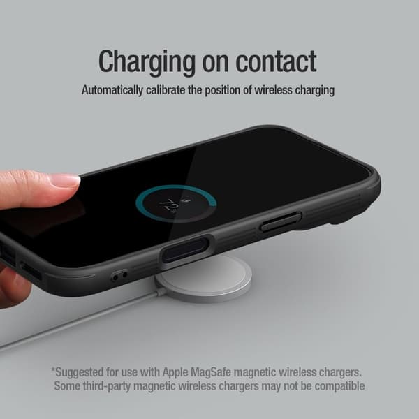 NILLKIN Camshield Prop Mobilskal till iPhone 16 Pro MagSafe Svart