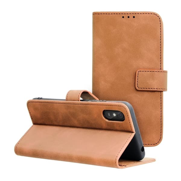 Forcell Xiaomi Redmi 9AT/9A Fodral Tender - Brun Brun