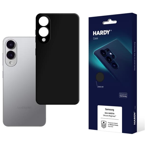 3MK Telefontaske til Galaxy S25 Edge MagSafe Hardy Silikone - Sort