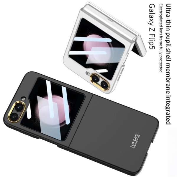 GKK Galaxy Z Flip 5 -matkapuhelimen suojus iskunkestävä - vaaleanpunainen