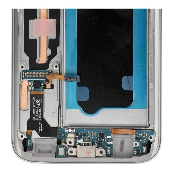Galaxy S7 Skärm med LCD-display FixCell Renoveradde - Guld Guld