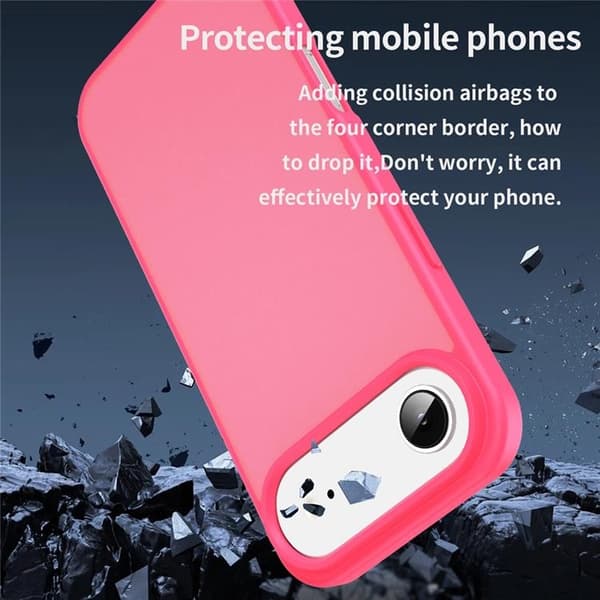 Mobilskal till iPhone Air Skin Touch Matte - Rosa Rosa
