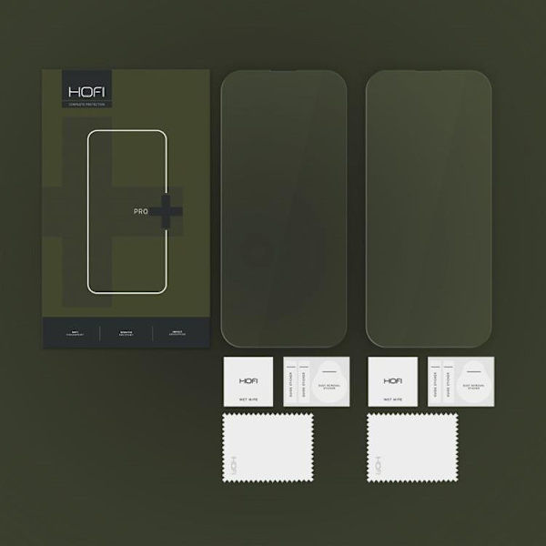HOFI [2-Pack] iPhone 16 Härdat Glas Skärmskydd Pro Plus