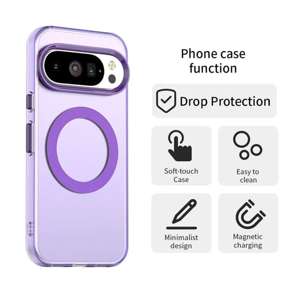 Mobilskal till Google Pixel 10/10 Pro Anti Drop - Lila Lila