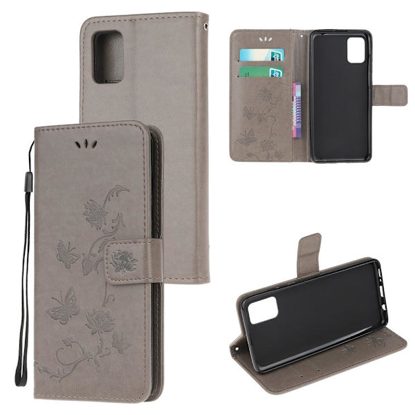Butterfly Wallet Case til Xiaomi Mi 11i - Grå Grey