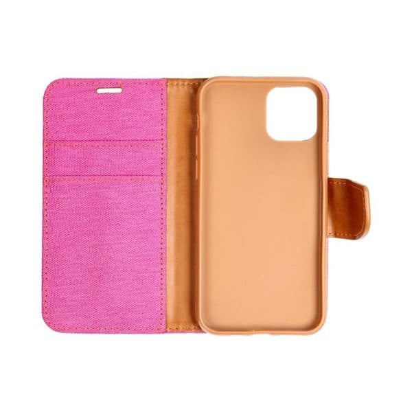 Xiaomi Redmi Note 13 Pro 5G Lompakkokotelo Canvas - Pinkki Rosa