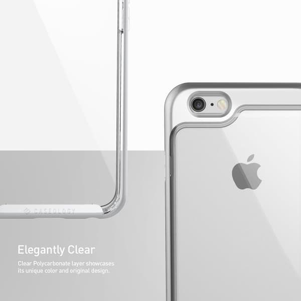 Caseology SkyFall Taske Cover til Apple iPhone 6 (S) Plus - Sølv Silver