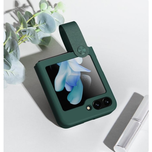 Nillkin Galaxy Z Flip 5 -matkapuhelinsuojus Flex Flip - vihreä
