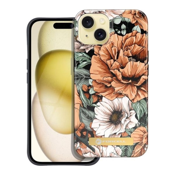 Forcell iPhone 15 Plus -mobiilikotelo Magsafe Mirage - Bloom Bush