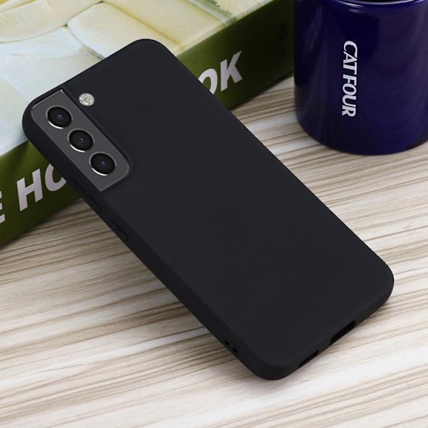 Liquid Silicone Skal Galaxy S22 Plus 5G - Svart Svart