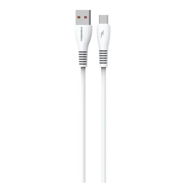 Pavareal Kabel USB-A til USB-C 100cm - Hvid