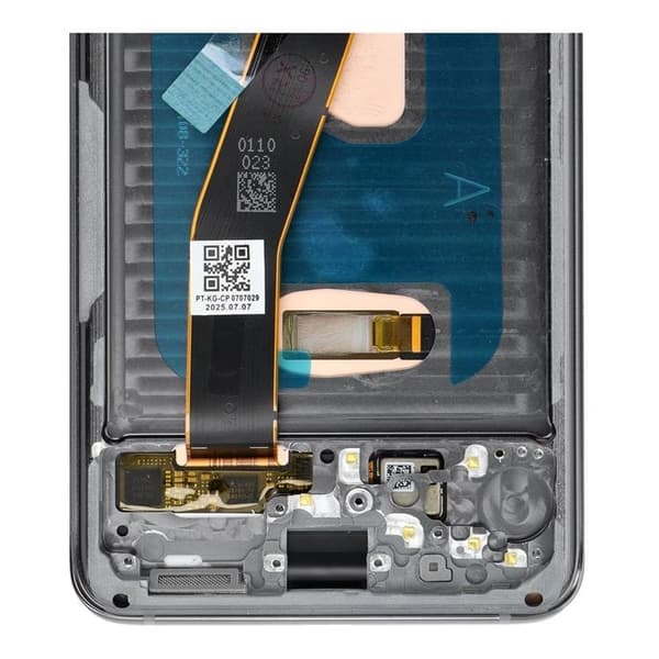SAMSUNG S20 4G Skärm med LCD-display SOFT OLED - Grå Grå