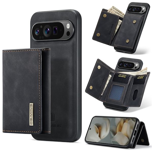 DG.MING Google Pixel 10 Pro XL Plånboksfodral Detatchable M1