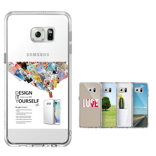 Ringke Fusion Shock Absorption Skal till Samsung Galaxy S6 Edge Plus - Clear