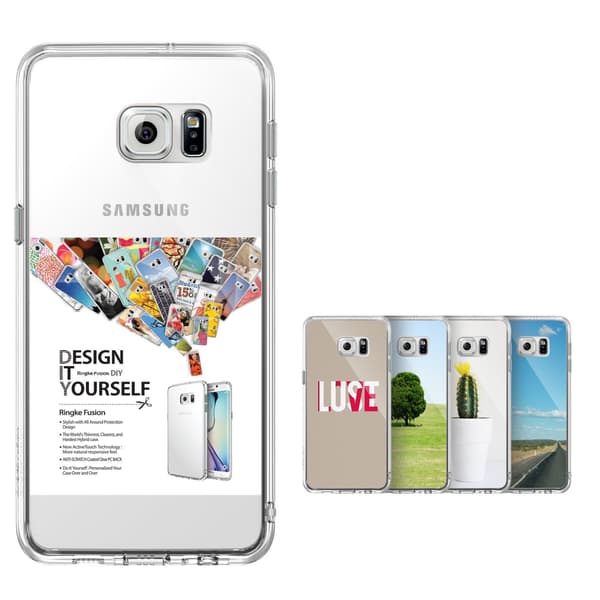 Ringke Fusion Stødabsorberende Taske til Samsung Galaxy S6 Edge Plus - Klar Transparent