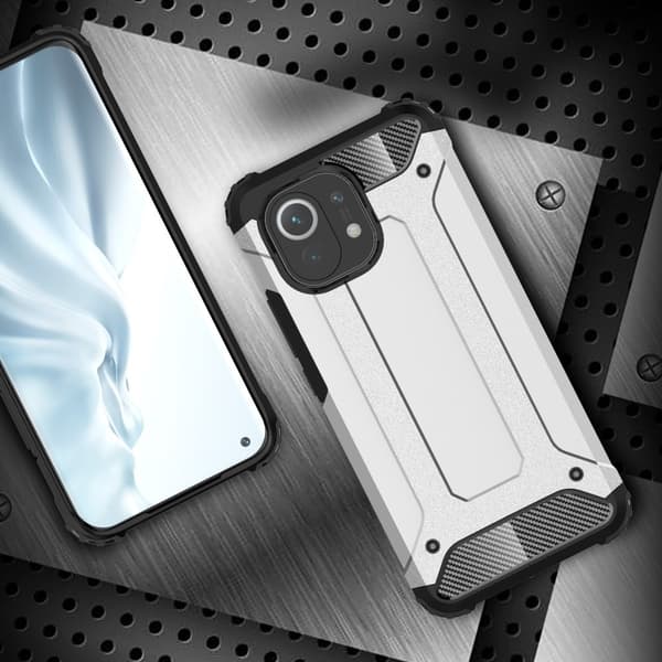 Armor Guard Hybrid Mobilskal Til Xiaomi Mi 11 - Svart Svart
