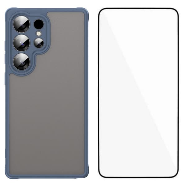 WANLONFENG Mobilskal till Galaxy S25 Ultra FD Series Skin - Blå Blå