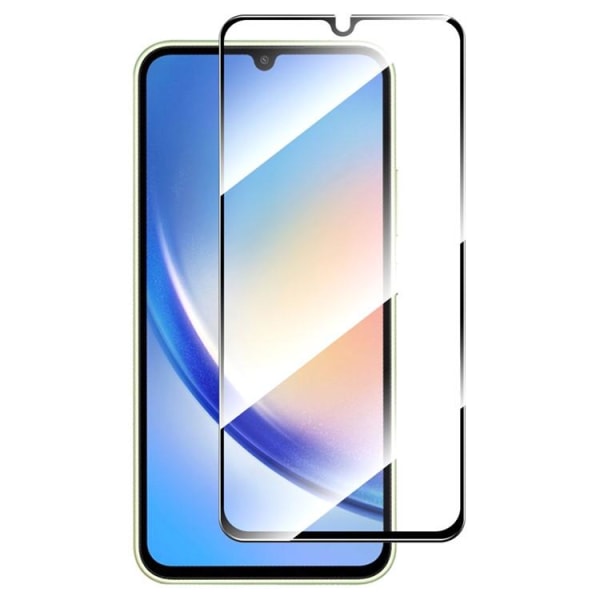 [1-PACK] Galaxy A34 5G Härdat Glas Skärmskydd - Svart