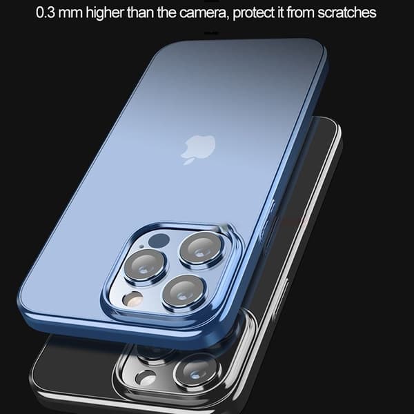 X-LEVEL Mobilskal till iPhone 15 Pro Max Hård PC Klar Bakre Med Ram - Grön