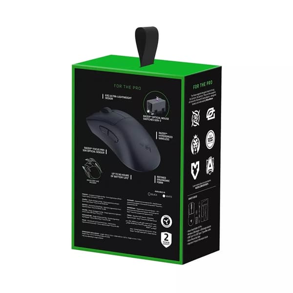 Razer DeathAdder V3 Pro Gaming Mus - Svart Svart