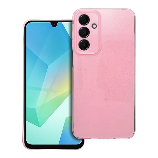 Mobilskal till Galaxy A16 5G/4G Clear 2mm Blink - Rosa Rosa