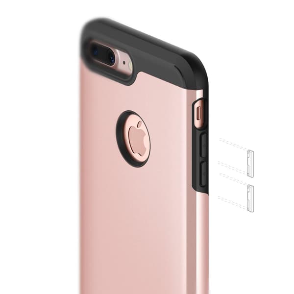 Caseology Titan Cover til iPhone 7 Plus - Rose Gold Roséguld