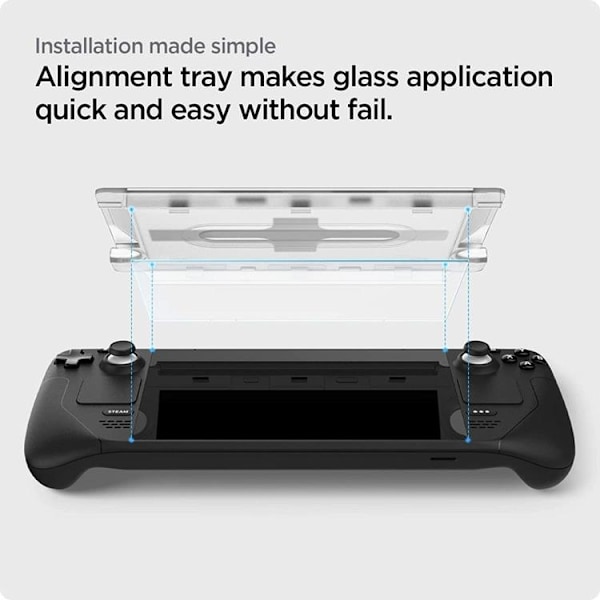 Spigen Steam Deck Härdat Glas Skärmskydd EZ FIT - Clear