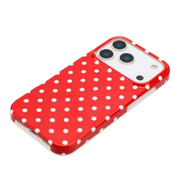 Mobilskal till iPhone 17 Pro Max Dot Design Imd Tpu Röd