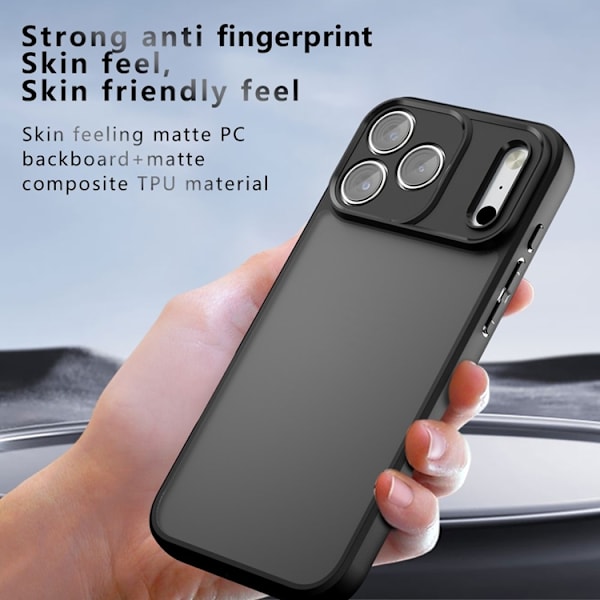Mobilskal till iPhone 17 Pro Matt Drop Proof - Grå Grå