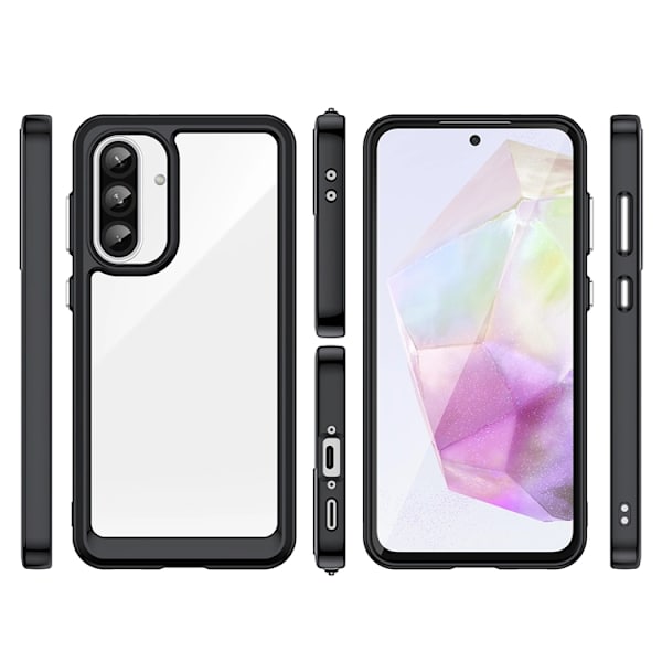 Mobilskal till Galaxy A26 Outer Space - Svart Black