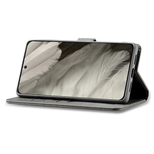 LC.IMEEKE Google Pixel 8 Plånboksfodral Konstläder - Grå