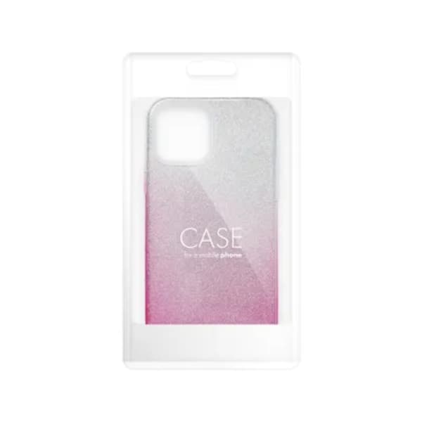 Telefontaske til Galaxy S24 FE Shining - Gennemsigtig Lyserød Rosa